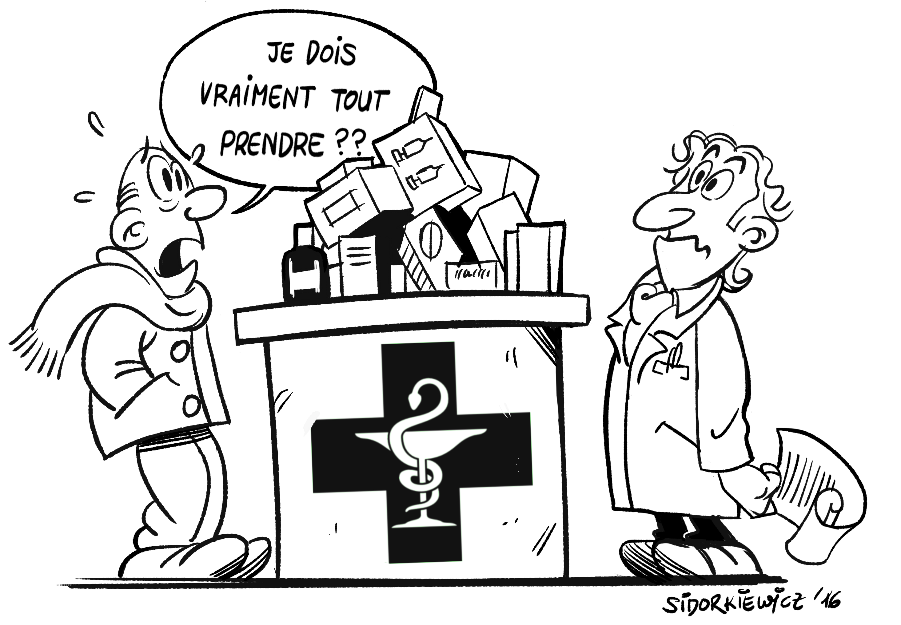 illustration pharmaciens